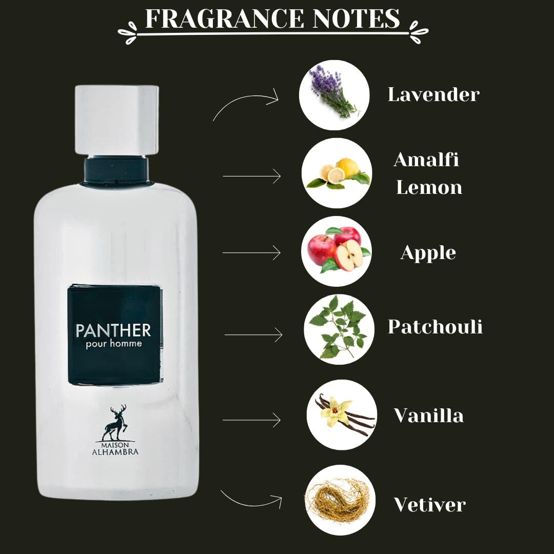 Amazon.com : Maison Alhambra Panther Pour Homme Eau De Parfum
